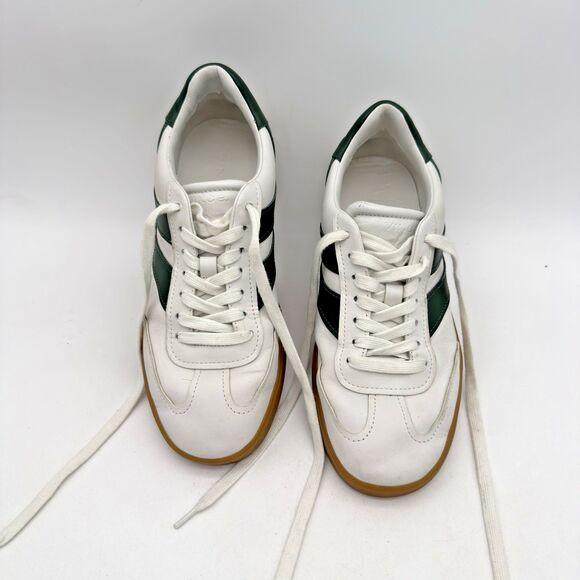 Vince Oasis Leather Sneaker Chalk White/Pine Green Size 8 M main image 11